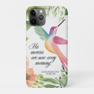 Case-Mate iPhone Case Lamentations 3:22-23 Colibri Chrétien 