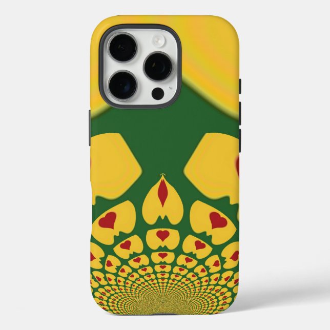 Coques Case-Mate iPhone L'amour à Rasta Couleurs : Coeurs de reggae (Verso)