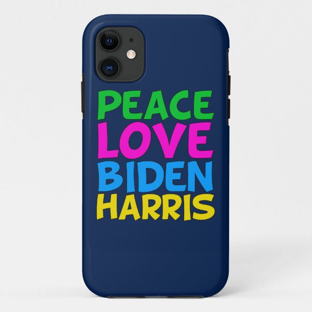 Coques Case-Mate iPhone L'Amour de la paix Biden Harris (Dos)