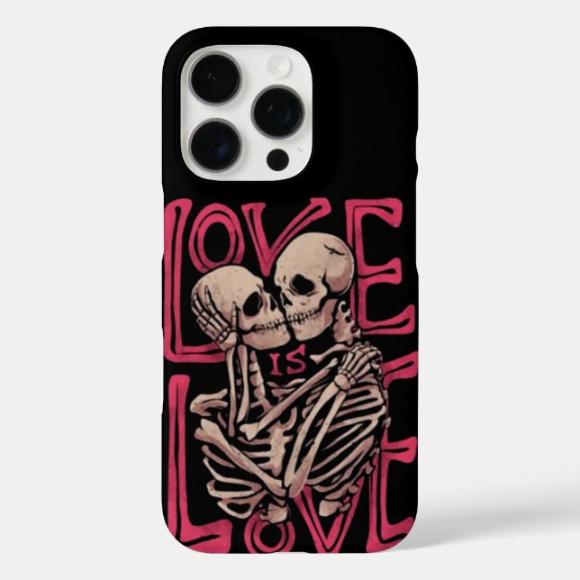 Coques Case-Mate iPhone L'amour est amour Squelette esthétique phonecase (Verso)