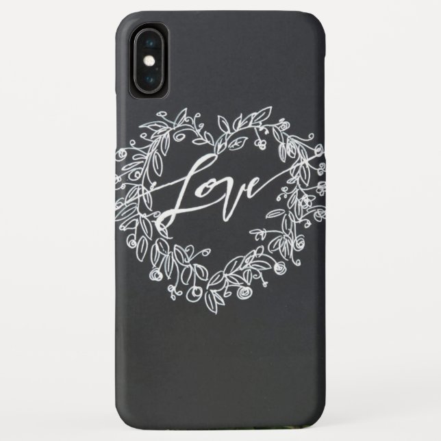 Coques Case-Mate iPhone L'amour fleurit cas de XSMax d'iPhone (Dos)