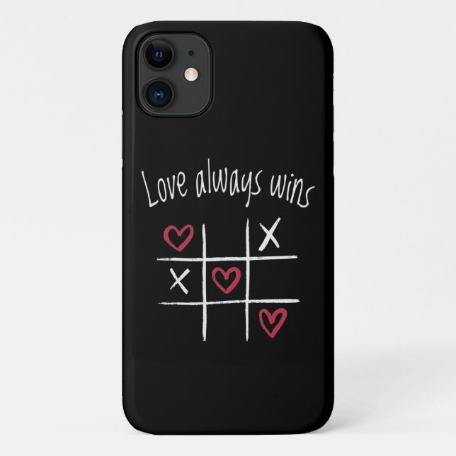 Coques Case-Mate iPhone L'amour gagne toujours (Dos)