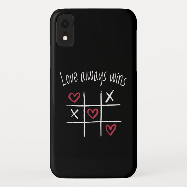 Coques Case-Mate iPhone L'amour gagne toujours (Dos)