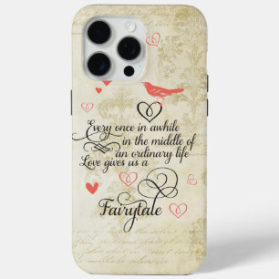 Coque iPhone 15 Pro Max L'amour nous donne une citation de typographie de 