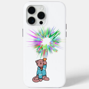 Coque iPhone 15 Pro Max lampe torche du chat