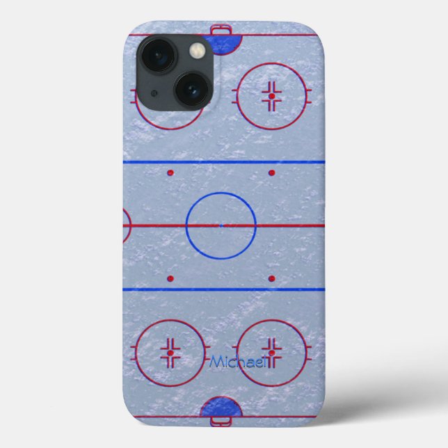 Coques Case-Mate iPhone Lancement de patinoire d'hockey (Verso)