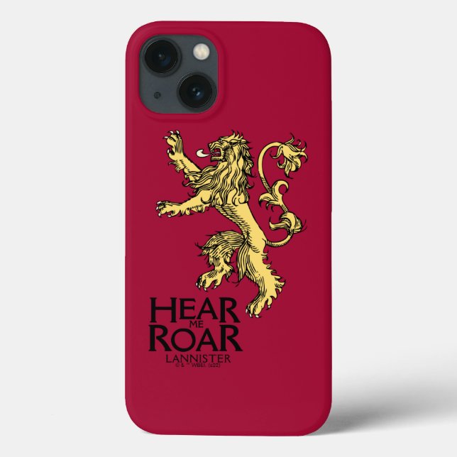 Coques Case-Mate iPhone Lannister Sigil - Entendez-Moi Roar (Verso)