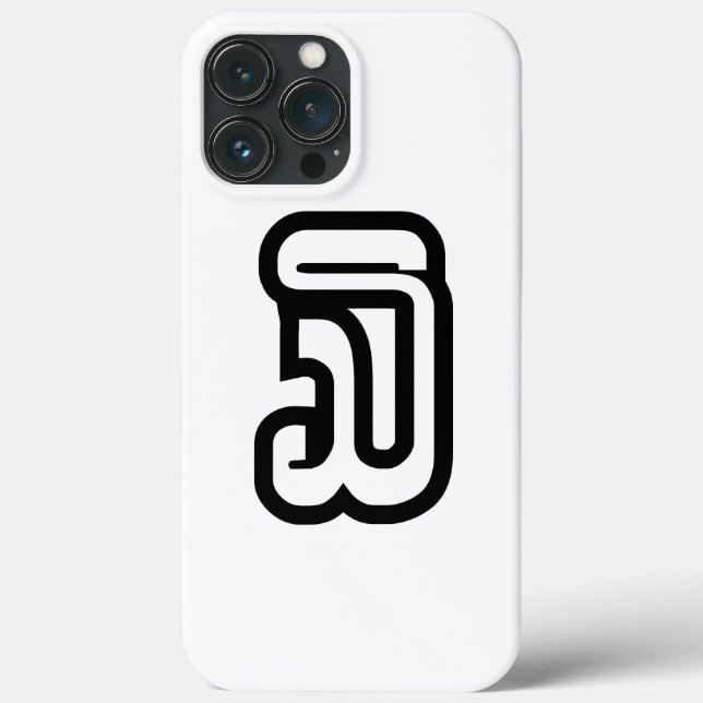 Coques Case-Mate iPhone Lao / Laos Numéro Trois / 3 / ໓ (Sam) Laotien (Verso)