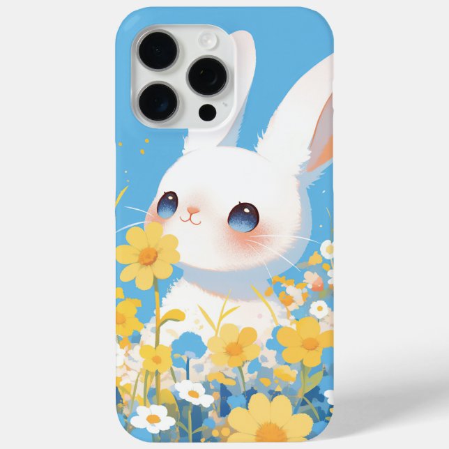 Coques Case-Mate iPhone Lapin dans le pré ensoleillé (Verso)