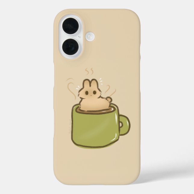 Coques Case-Mate iPhone Lapin de café (Verso)