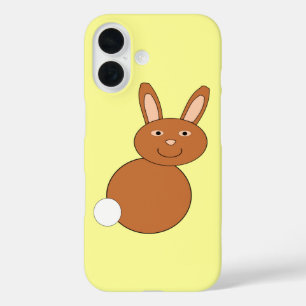 Coque Pour iPhone 16 Lapin de Pâques heureux