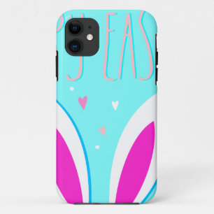 Coque Case-Mate Pour iPhone lapin de pâques heureux