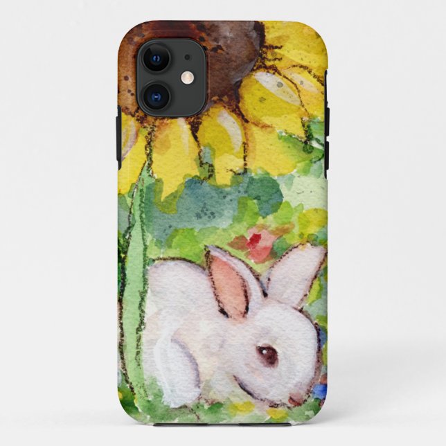 Coques Case-Mate iPhone Lapin et Sunnflower (Dos)