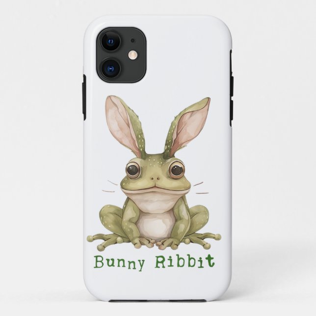 Coques Case-Mate iPhone Lapin Grenouille Lapin Flexible Oreilles Toad Drôl (Dos)