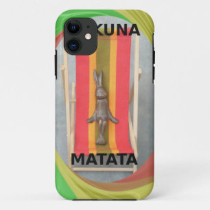 Case-Mate iPhone Case Lapin Relaxant Hakuna Matata Vector Artwork
