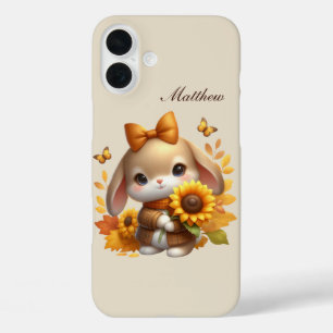 Coques iPhone 16 Plus Lapin saisonnier ajouter un nom