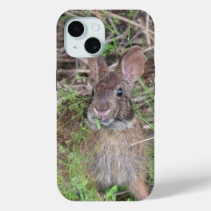 Coque Pour iPhone 15 Lapin Silencieux - Mignonne Boîtier Téléphonique B