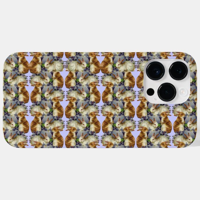 Coques Case-Mate iPhone Lapin vintage (Verso (horizontal))