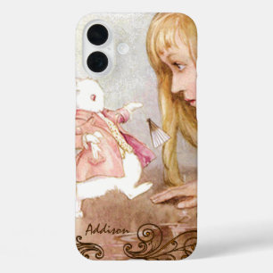 iPhone 16 Plus Case Lapin Vintage Alice Au Pays Des Merveilles