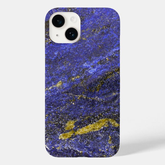 Coques Case-Mate iPhone Lapis bleu et or Lazuli (Verso)