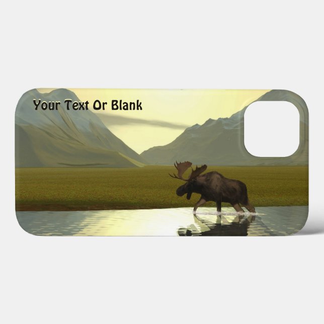 Coques Case-Mate iPhone L'après-midi Moose (Verso (horizontal))