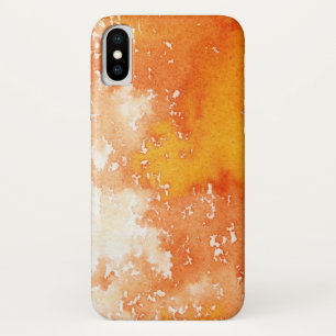 Coque Case-Mate Pour iPhone L'aquarelle orange peinte par résumé   ajoutent 