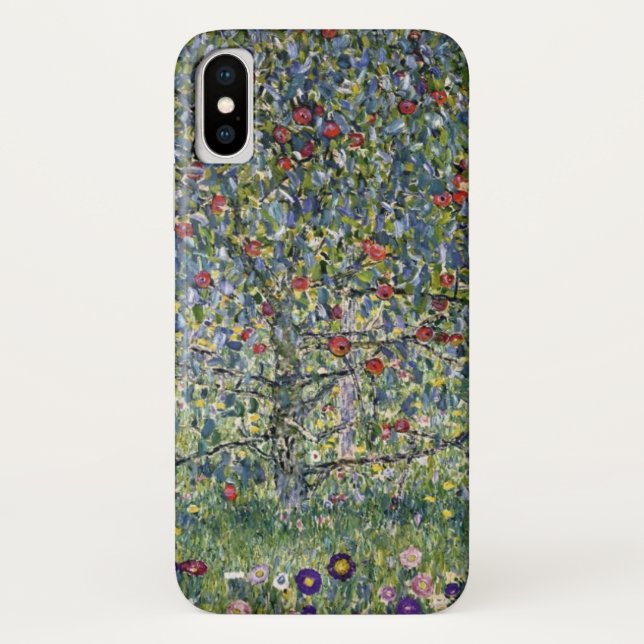 Coques Case-Mate iPhone L'arbre aux pommes (par Gustav Klimt) (Dos)