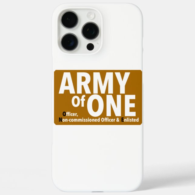 Coques Case-Mate iPhone L'Armée D'Un Imprimé (Verso)