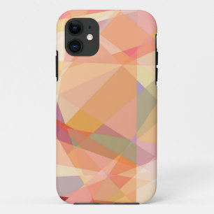 Coque iPhone 11 L'art Abstrait cubiste Motif géométrique modern