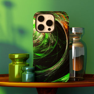 Coques iPhone 16 Pro L'art Abstrait vert du monde entier