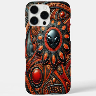 Coques iPhone 16 Pro Max L'art Alien dévoilant les mystères cosmiques