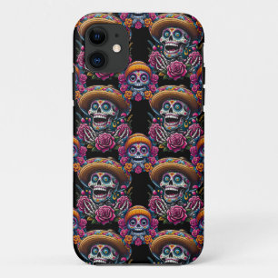 Case-Mate iPhone Case L'art crâne à sucre - Jour des morts