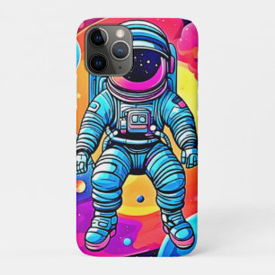 Case-Mate iPhone Case L'art de la caricature spatiale : les astronautes