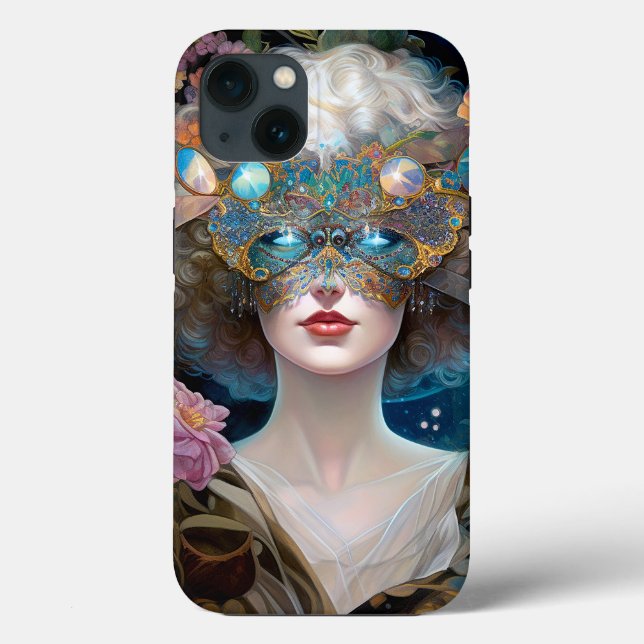 Coques Case-Mate iPhone L'art d'Imaginaire de la dame masquée (Verso)