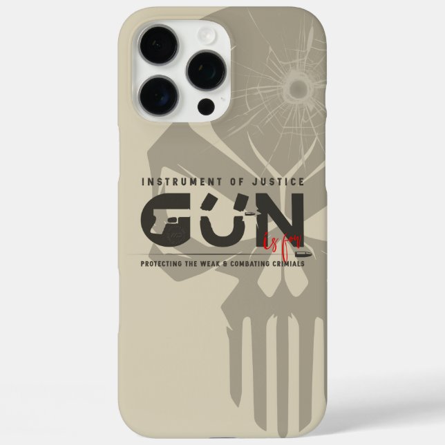 Coques Case-Mate iPhone L'art du monogramme de pistolet | (Verso)