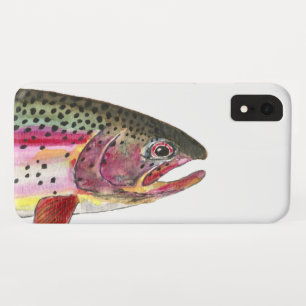 Case-Mate iPhone Case L'art du poisson de truite arc-en-ciel pour les am