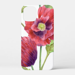 Coque iPhone 12 Mini L'art floral des Papes rouges