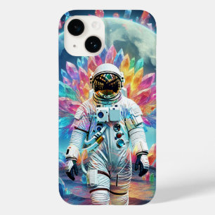 Coque Pour iPhone 14 L'astronaute Crystal Dream