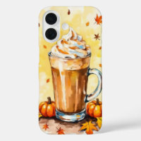 Latte d'épice citrouille à l'automne