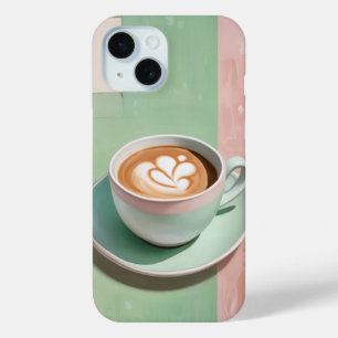 Coque Pour iPhone 15 Latte Pastel