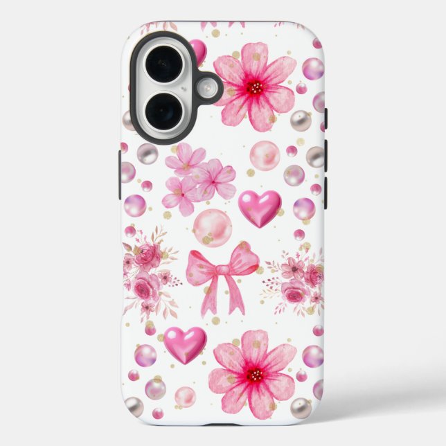 Coques Case-Mate iPhone L'attrait du rose (Verso)