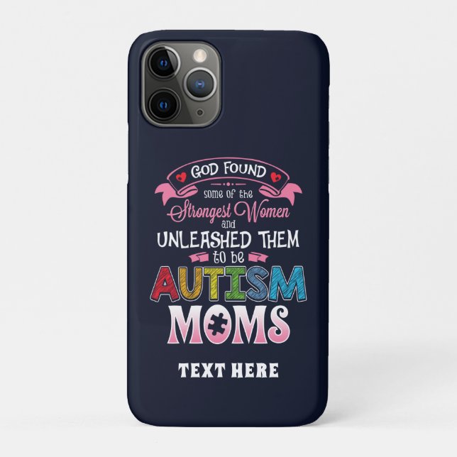 Coques Case-Mate iPhone L'autisme est l'inspiration féminine la plus forte (Dos)