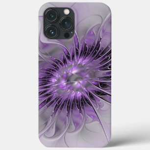 Case-Mate iPhone Case Lavande Fleur Dream Moderne Abstrait Fractal Art