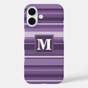 Coque Pour iPhone 16 Lavande monogramme
