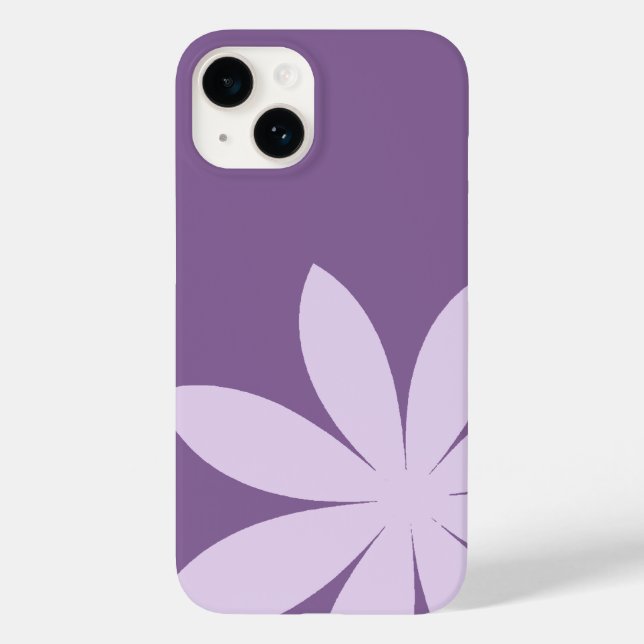 Coques Case-Mate iPhone Lavande Purple Daisy (Verso)