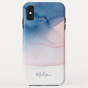 Case-Mate iPhone Case Lave-encre Abstraite moderne avec nom