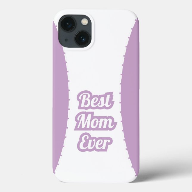 Coques Case-Mate iPhone Lavender Best Mom Ever iPhone Case (Verso)