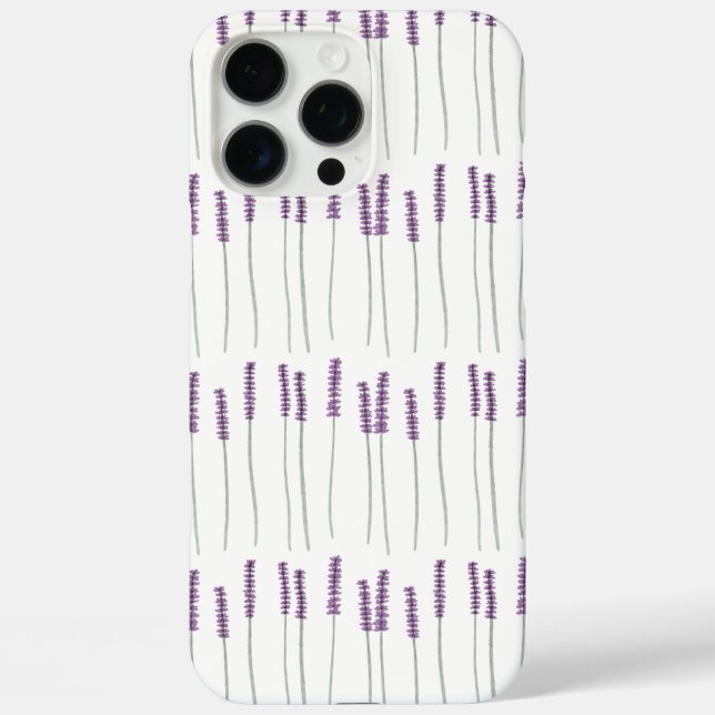 Coques Case-Mate iPhone Lavender – Minimal Botanical Phone Case (Verso)