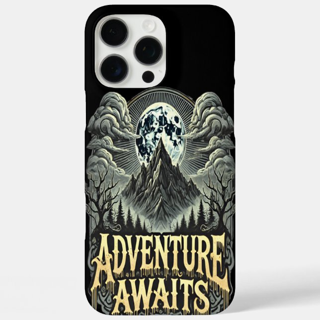 Coques Case-Mate iPhone L'aventure attend dans un paysage mystique de mont (Verso)