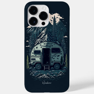 Coque Pour Pour iPhone 14 Pro Max L'aventure nomade du camping-car de Wanderer
